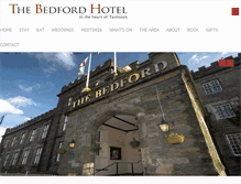 Tablet Screenshot of bedford-hotel.co.uk